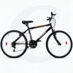Bicicleta Aro 26 Cairu Flash MTB 21 Marchas – Preta/Laranja