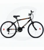 Bicicleta Aro 26 Cairu Flash MTB 21 Marchas – Preta/Laranja
