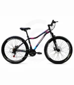 Bicicleta Aro 29 Cairu Bella Feminina MTB 21 Marchas, Quadro de Aço e Freio a Disco – Preta