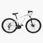 Bicicleta Aro 29 MTB Masculina Cairu 21 Marchas Freio a Disco Branca e Preta