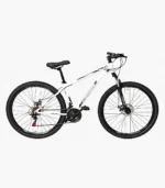 Bicicleta Aro 29 MTB Masculina Cairu 21 Marchas Freio a Disco Branca e Preta