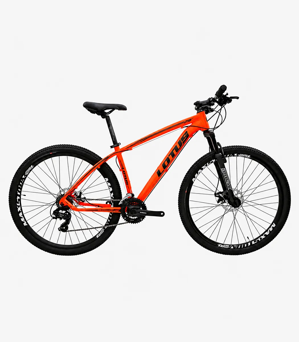 1 Bicicleta Aro 29 Nitro Alumínio 21 Marchas Freio Mecânico Laranja-Preto Bicicleta Aro 29 Nitro Alumínio 21 Marchas Freio Mecânico Laranja/Preto Quadro 17,5 – Cairu - Imagem 1