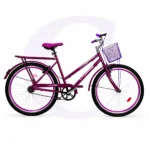 Bicicleta Feminina Cairu Genova Aro 26 Violeta com Cesta – Freio V-Brake