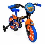 Bicicleta Infantil Aro 12 Hot Wheels – Azul e Laranja – Cairu