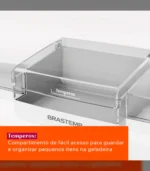 Refrigerador Brastemp 375L Frost Free Duplex 2 Portas Inox – BRM44HK - Imagem 10
