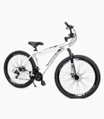 Bicicleta Aro 29 MTB Masculina Cairu 21 Marchas Freio a Disco Branca e Preta - Imagem 2