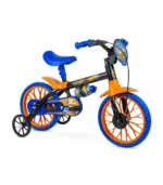 Bicicleta Infantil Aro 12 Hot Wheels – Azul e Laranja – Cairu - Imagem 2