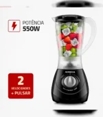 Liquidificador Mondial Power Black 550W Compag - Imagem 2