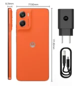 Motorola Moto G06 128GB 4GB RAM, Tela 6,9", Câmera 50MP – Laranja Smartphone - Imagem 2