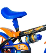 Bicicleta Infantil Aro 12 Hot Wheels – Azul e Laranja – Cairu - Imagem 4