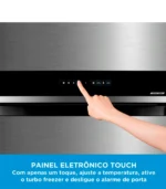 Geladeira Midea Frost 473L Free Duplex Inverter Bivolt 2 Portas Inox MD-RT611EVK463 - Imagem 4