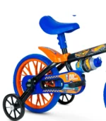 Bicicleta Infantil Aro 12 Hot Wheels – Azul e Laranja – Cairu - Imagem 5