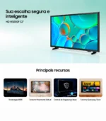 Smart TV Samsung 32” HD H5000F – Tizen, Wi-Fi (UN32H5000FGXZD) - Imagem 5