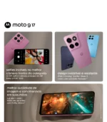 Motorola Moto G17 128GB, 4GB RAM + 8GB RAM Boost, Roxo Smartphone - Imagem 6