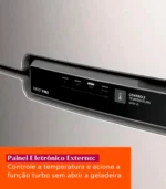 Refrigerador Brastemp 375L Frost Free Duplex 2 Portas Inox – BRM44HK - Imagem 6