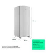 Geladeira Consul CRA30MBANA 263L 1 Porta Degelo Seco Branca 127V - Imagem 7