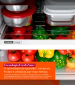 Refrigerador Brastemp 375L Frost Free Duplex 2 Portas Inox – BRM44HK - Imagem 7
