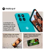 Motorola Moto G47 5G 256GB (4GB + 8GB RAM Boost) – Rosa Smartphone - Imagem 8